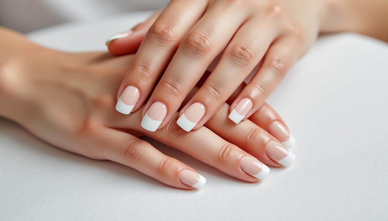 découvrez l'élégance intemporelle de la french manucure, une technique de soin des ongles qui sublime vos mains avec une finition naturelle et sophistiquée.