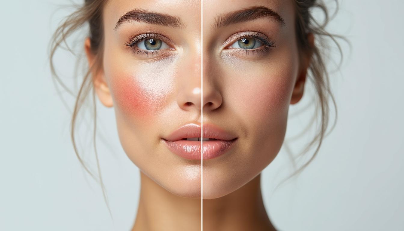 découvrez les résultats avant-après du masque facial ialuset pour une peau nourrie, apaisée et visiblement améliorée.